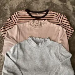 まとめ売り ロンT ストライプ長袖Tシャツ Mサイズのサムネイル