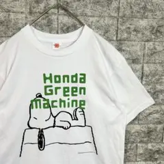 希少コラボ Honda × PEANUTS ホンダ スヌーピー Tシャツ 古着のサムネイル
