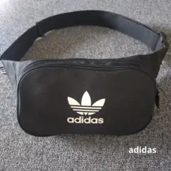adidas アディダス ボディバッグ 3ストライプ ブラック