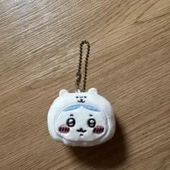 ナガノマーケット 鈴入りおかおマスコット ハチワレ