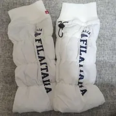 FILA GOLF レディースレッグウォーマー白