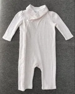 【新品水通しのみ】ラルフローレン 長袖カバーオール 75cm ロンパース ピンク