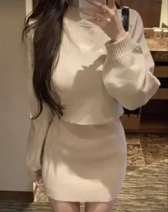 み*い様 SHEIN ニットワンピース