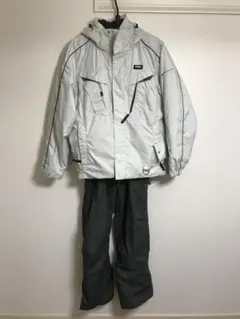 スキーウェア 上下セット フード付き