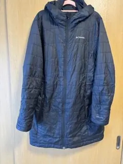 Columbia キルティング フード付きロングコート