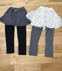 裏起毛スカッツ2枚セット　130