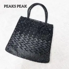【PEAKS PEAK】ビーズ ハンドバッグ ブラック ビジューのサムネイル