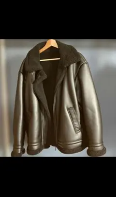 GU フェイクレザージャケット XL