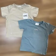 ベージュ・グレー Tシャツセットのサムネイル