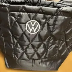 Volkswagen キルティング トートバッグ ブラックのサムネイル