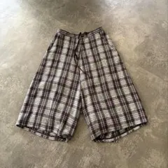 Y's チェック柄 ツイード サルエル ワイドパンツのサムネイル