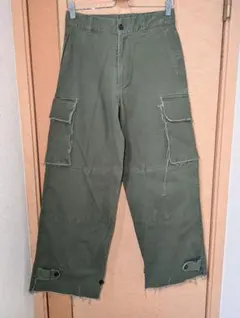 soerte｜ワイドカーゴパンツ｜ミリタリー風｜サイズ2