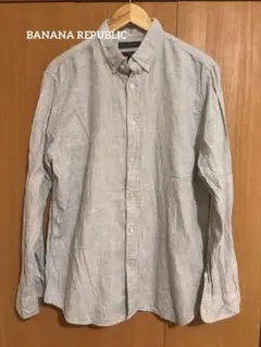 BANANA REPUBLIC ボタンダウンシャツ スリムフィット L