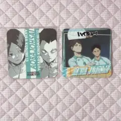 ハイキュー 及川徹 岩泉一 国見英 金田一 コースター 文房具カフェ