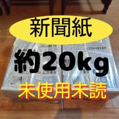 未使用未読新聞紙まとめ売り約20kg② - メルカリ