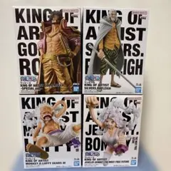 ワンピース　キングオブアーティスト　ロジャー　レイリー　ルフィ　ボニー4体セット