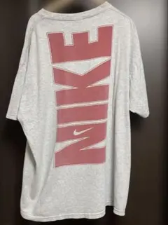 NIKE Tシャツ グレー ビッグロゴ