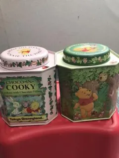 ディズニーランドお土産お菓子缶２個セット