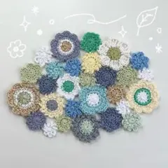 手編み かぎ針編み レース編み モチーフ 紫陽花 ハンドメイド