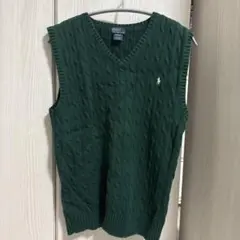 【専用】Polo by Ralph Lauren ダークグリーン ニットベスト