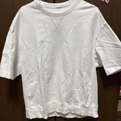 ホワイト 半袖 Tシャツ シンプル