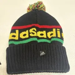 お値下げadidas ポンポン付きニット帽 OSFX