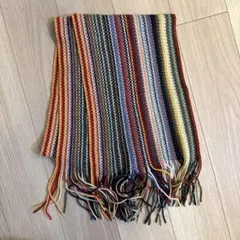 Scottish Tradition マルチカラーストライプマフラー