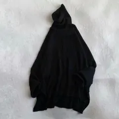 リブタートルネック ニット