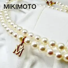 希少品・極美品】ミキモト ベビーパール ネックレス Mチャーム K18YG