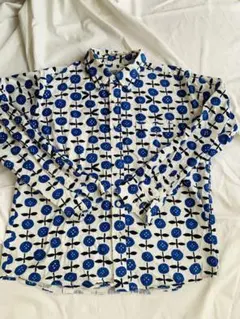 90s ザ シャーキーズギャラリー 日本製　長袖シャツ 花柄　総柄 XL 古着