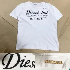 DIESEL ディーゼル Tシャツ L 白 半袖 プリントのサムネイル