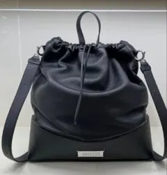 超美品 Maison Margiela 5AC ドローストリング バッグ レザーのサムネイル