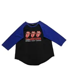 ローリングストーンズ 2003年 ツアー 七分袖 Tシャツ 黒青 M ラグランのサムネイル