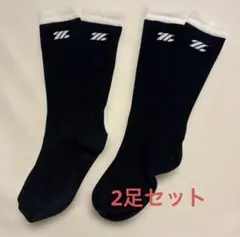 ［ゼットアンダーソックス］ネイビー/ホワイト ZETT 2足おまとめ 野球のサムネイル