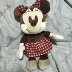 ミニー ぬいぐるみ　アミューズメント　プライズ景品　 チェック柄スカート