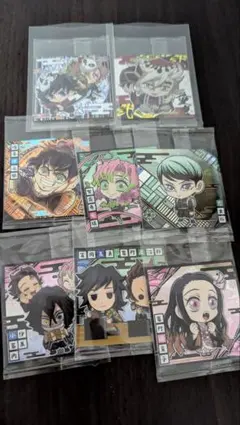 鬼滅の刃ディフォルメシールウエハース 其ノ十三 冨岡義勇&錆兎、童磨＋NR6枚