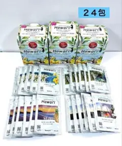 【新品】バスクリン　アロマスパークリング　ハワイ3箱分　4種各6包　合計24包のサムネイル
