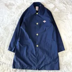 DANTON ダントン￼ L ステンカラーコート￼ ジャケット　ロゴ刺繍￼￼ 春