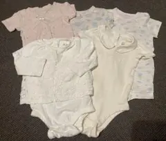 baby GAPなど　女の子　肌着　ボディスーツ　5点まとめ売り