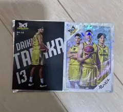 田中大貴選手 2025-26サンロッカーズ渋谷 FC特典カード&セノッピーカード