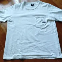 VANS ポケット付き Tシャツ ホワイト XLのサムネイル