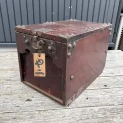 江戸 明治 古道具 時代箱 骨董品 通し棒 店舗什器 オブジェ