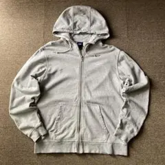 00s 平成 NIKE ナイキ スウェット パーカー グランジ グレイ y2k