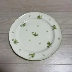 花柄 プレート 大皿 グリーン　マーガレットハウエル　希少のサムネイル