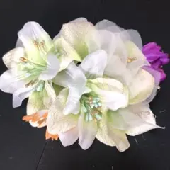 フラワーコサージュ ソフトベージュ