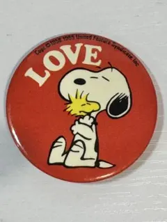 60's ヴィンテージ 缶バッジ スヌーピー snoopy ライナス チャーリー