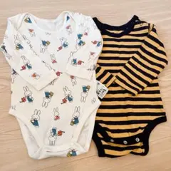 ロンパース 2枚セット UNIQLO gap ベビー ユニクロ 肌着ミッフィー