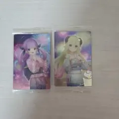 ホロライブウエハース3 湊あくあ 角巻わため