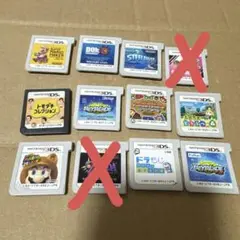 ニンテンドー3DS ゲームカセット10本売り（値下げ、バラ売り可）