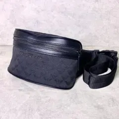 EMPORIO ARMANI ボディバッグ ブラック swag y2k - メルカリ